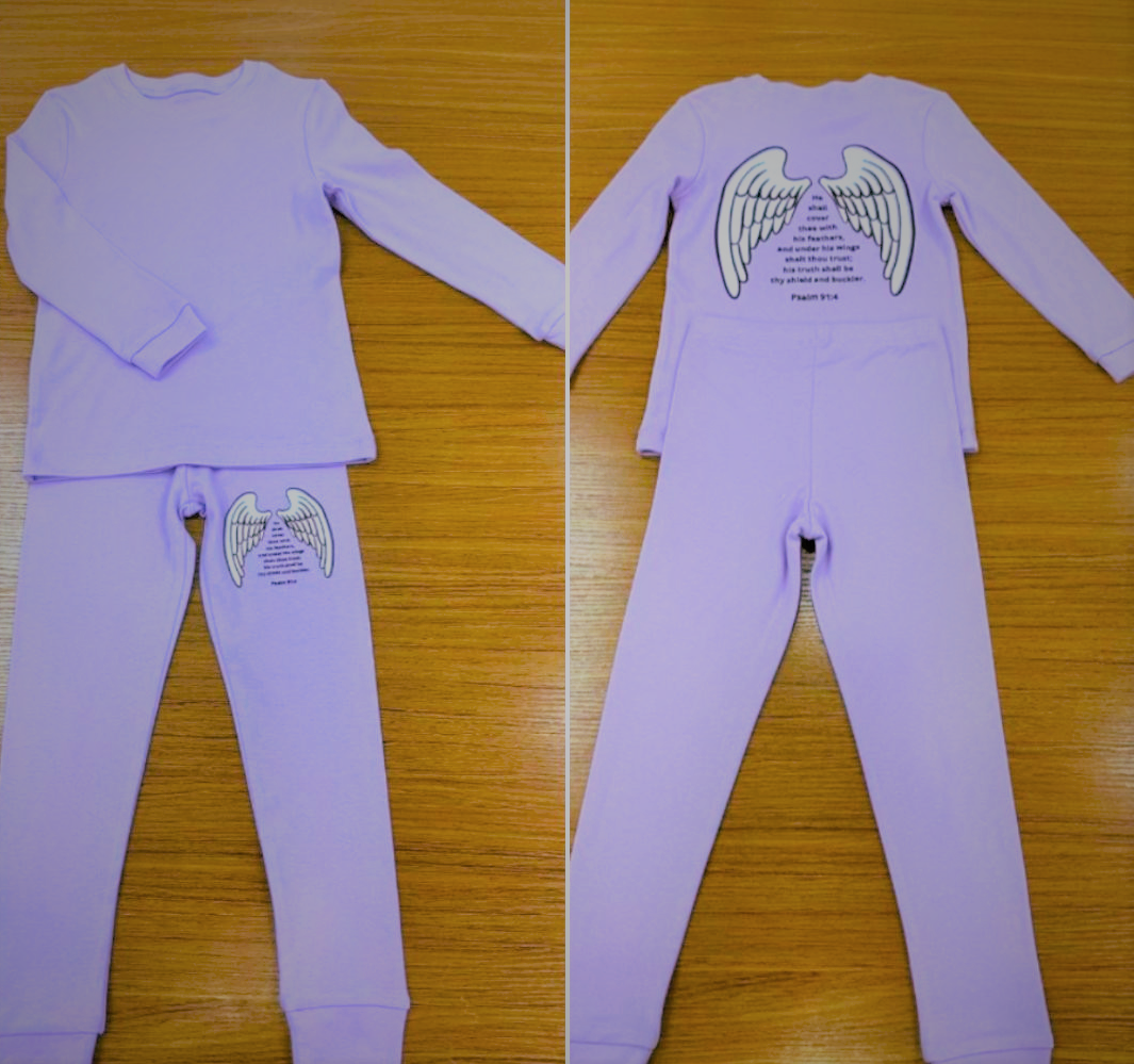 Children's 2-Piece Pajamas - Wings